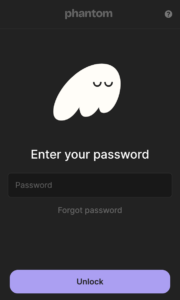 image of Phantom wallet extension for chrome based browsers
